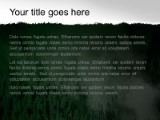 Forest Fire PowerPoint Template text slide design